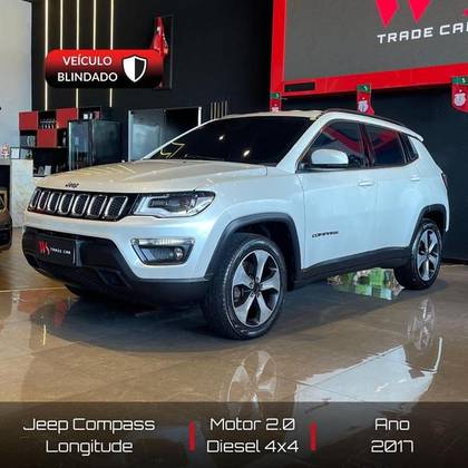 JEEP COMPASS 2.0 16V DIESEL LONGITUDE 4X4 AUTOMÁTICO JEEP COMPASS 2.0 16V DIESEL LONGITUDE 4X4 AUTOMÁTICO